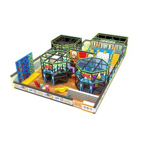 Fancy Children Games Modern Indoor Playground Soft Indoor Playhouse With Slide