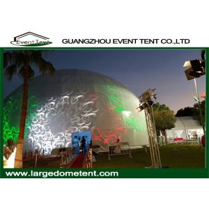 Wholesale White PVC Fabric Outdoor Geodesic Large Dome Tent With Steel Frame from china suppliers