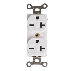 Gourd Type Industrial Duplex Socket Wall Mounted 20A 250V 60Hz