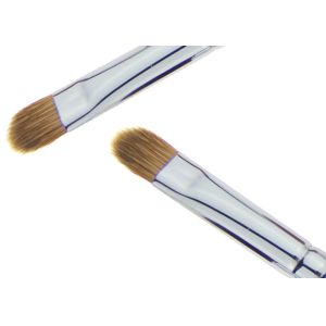 Synthetic Hair Makeup Eyebrow Comb Brush / Brow Shaping Brush