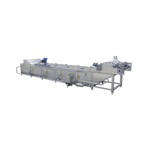 Automatic Water Spray Tunnel Pasteurizer Machine for Yogurt Pasteurization 6-50min