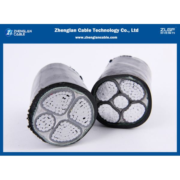 AL/CU Low Smoke Zero 3C Power Cable , PVC Insulated PVC Sheathed Cable 0.6/1KV (Unarmoured)(PVC/LSZH/NYY/N2XY)