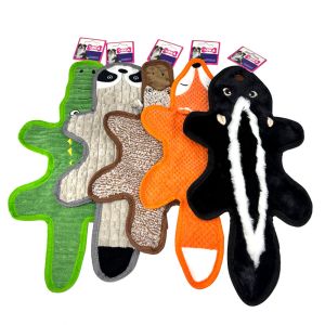 Wholesale 5 Pack No Stuffing Squeaky Dog Toys For Large Dogs Interactive Durable Plush Chew Toy from china suppliers