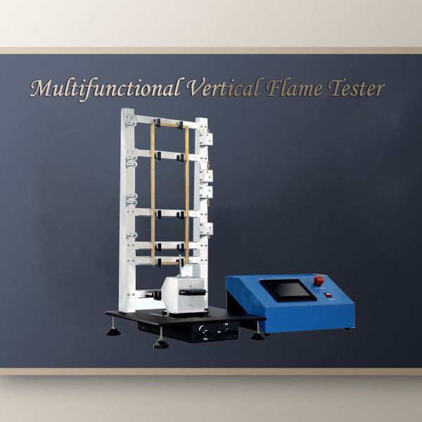 Quality Multifunctional Vertical Flammability Tester Machine ISO 6940 PLC Control for sale