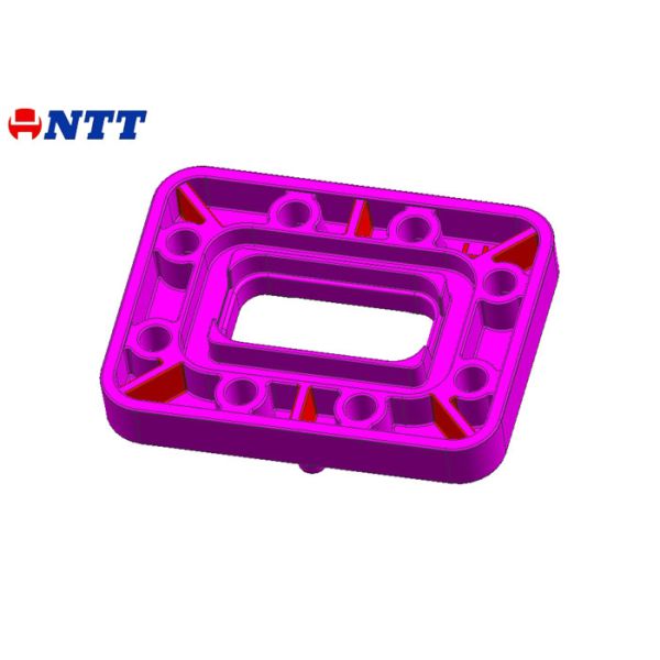 Moldflow Injection Mold Tooling GV - 5HL Square Flanges Interchangeable Inserts