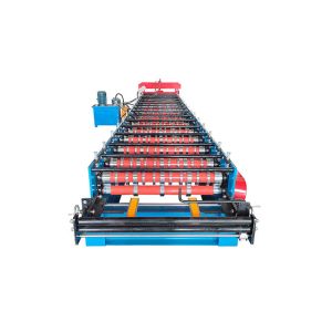 0.8mm Trapezoidal Roofing Sheet Roll Forming Machine For Color Steel Metal