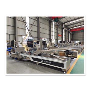 China Max Cutting Length 4200mm Aluminum Double Head Miter Saw Sales on sale