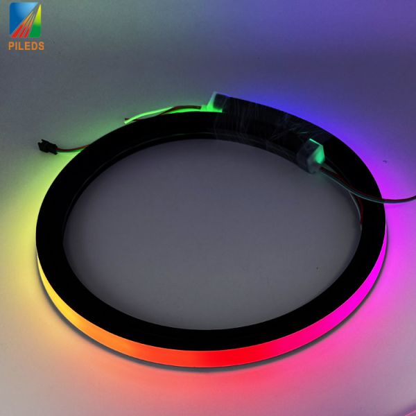 WS2811 SPI 12V/24V Addressable Custom Flexible Waterproof Black Silicone RGB LED