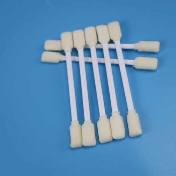 High Absorbency Rectangle Sponge Stick Double Ended Foam Swab For Printhead Cleaning