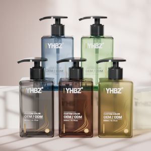 300ml Square PET Plastic Pump Bottle for Liquid Soap and Shampoo with Screw-on