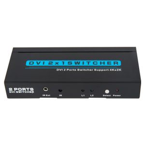 Dual Link 4K 2x1 340MHz DVI Signal Splitter