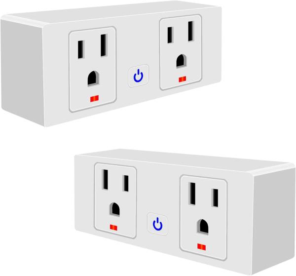 For Tuya Smart Output Plug Wifi Smart Plug Support Wifi US Standard Remote