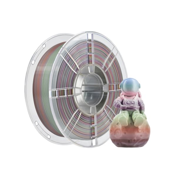 18 Colors 3D PLA Filament Strong Toughness Rainbow Gross Weight 1.4kg For 3D