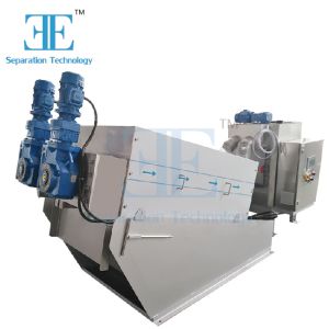 Screw Press Sludge Dewatering Machine 9.6-120m3/h Capacity