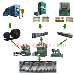 Wholesale Cooling Chamber Design Sidewall Belt Rubber Vulcanizing Press Machine Customization from china suppliers