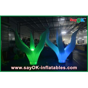 Waterproof 190T Nylon Inflatable Lighting Decoration On Ground 2m Ceremony