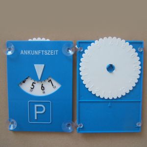 Car Plastic Parking Disk with Cupules and Universal Car Fitment