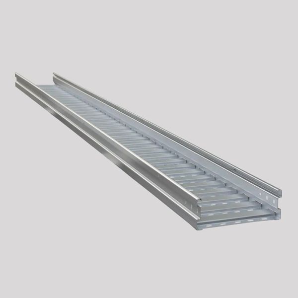 Quality Rectangular / Trapezoidal 500mm Cable Tray Hot dip Galvanized Silvery for sale