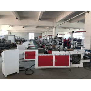BOPP Side Sealing Bag Making Machine , Plastic Bag Manufacturing Equipment