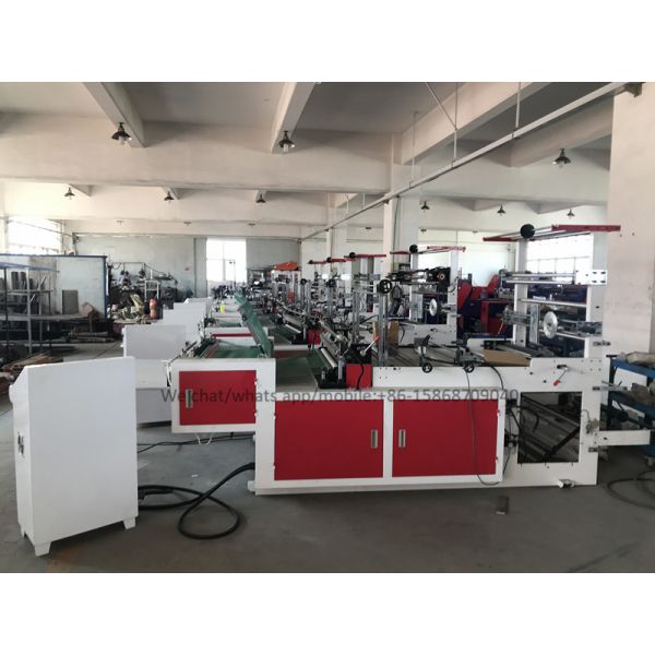 BOPP Side Sealing Bag Making Machine , Plastic Bag Manufacturing Equipment