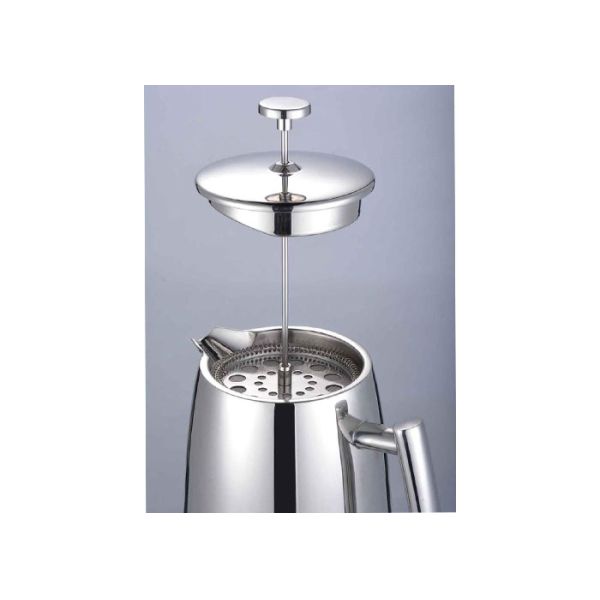 Double Wall S S French Press Pot Teapot 12/17/27/34/51oz