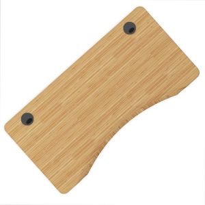 Single Tier Storage Holders Racks Bamboo Electric Adjustable Ergonomic Lift