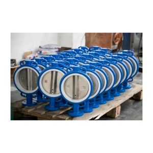 Efficiently Designed Wafer Lug Butterfly Valves with EPDM PTFE PFA Rubber Lining