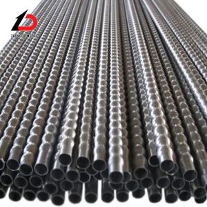 Customized Heat Exchanger Pipe Power Plant Spiral Groove Outer Enamel Steel Pipe