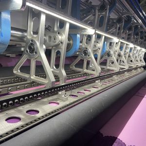 5500kg Computer Guided Quilting Machine 25.4mm Needle Distance