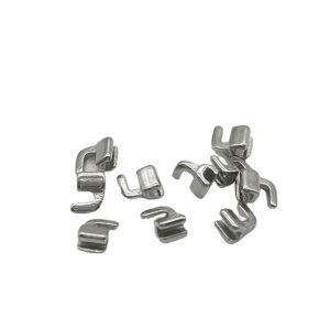 Crimpable Orthodontic Hook with 90 Degree Bending Left and Right Configuration