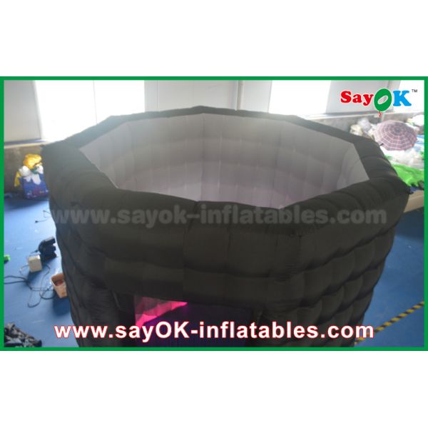 Portable Photo Booth Newest Inflatable Lingting Octagon Photo Booth Oxford Cloth For Wedding Or Event