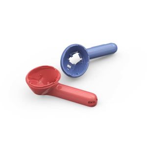 Earphone left middle shell / Cold runner / Three-plates mold No.24207