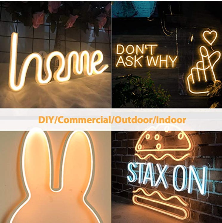 12V RA90 Neon Flexible Strip Light 5m 3000K Neon Warm White