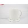 Smart heated cup with wireless pad self-heating cup keep drinks hot at 55℃ white color for sale