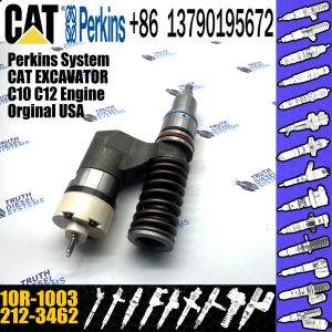 Huida C12 engine fuel injector 212-3468 10R-1258 223-5328 10R-1003 with genuine