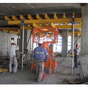 Adjustable Guardrail, tubular handrail, slab formwork protection