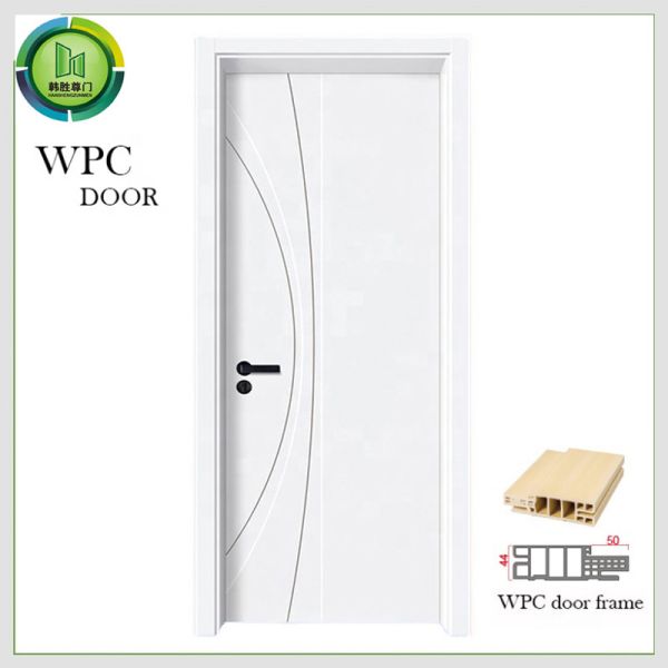 Quality ISO9001 Certified WPC Interior Door with Mortise Lock and Cylinder Lock Options for sale