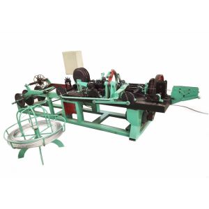 Durable Fencing Wire Manufacturing Machine , High Standard Barbed Wire Machine