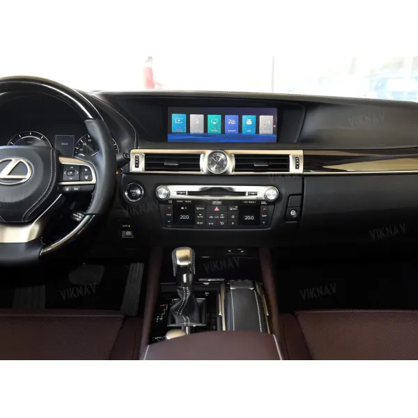 Viknav Linux System For Lexus GS 2012 -2020 Wireless Apple CarPlay Android Auto only support original car 8.8 inch Scree