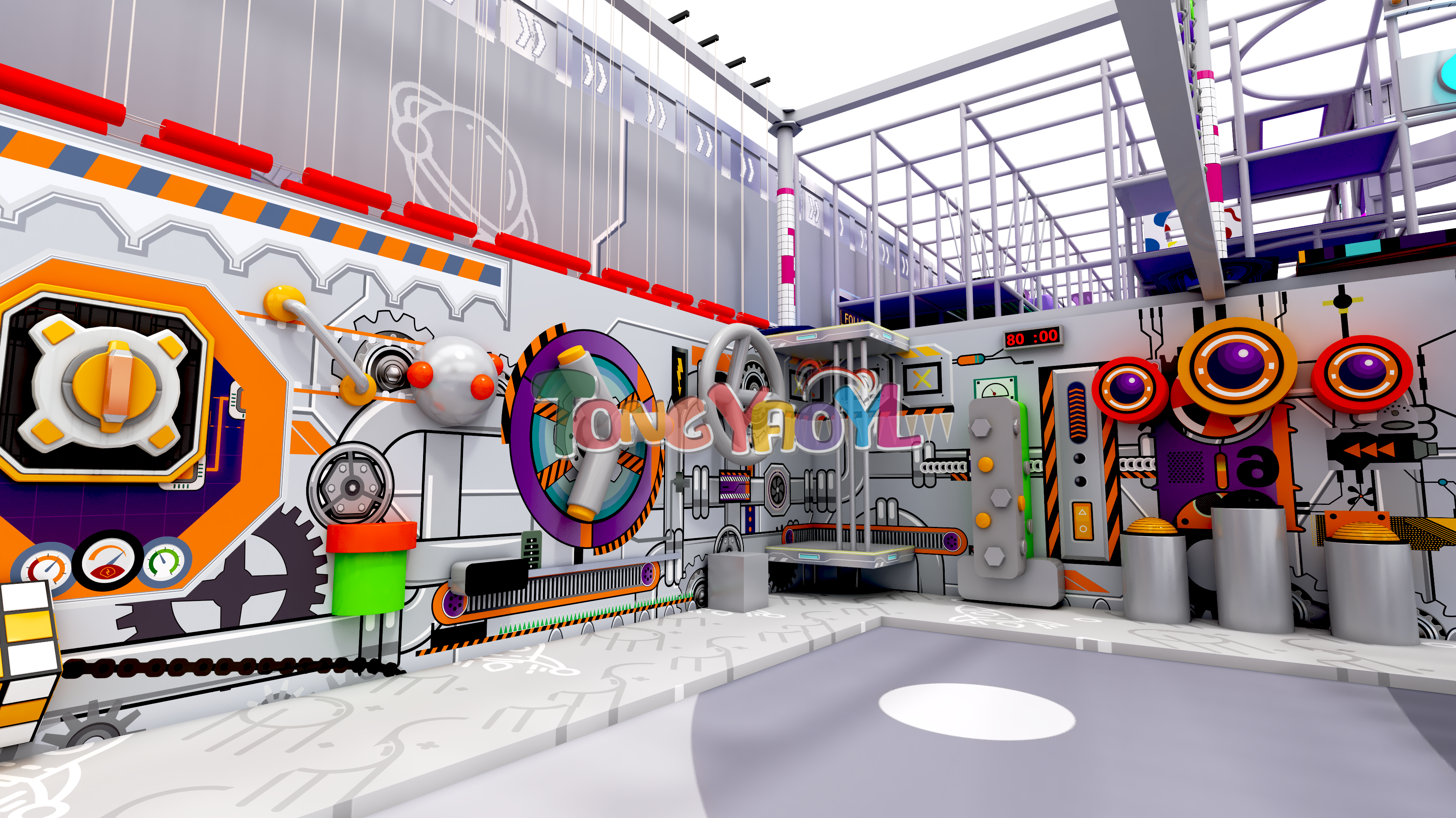 Excitement Ninja Adventure Ninja Indoor Playground Customized Design