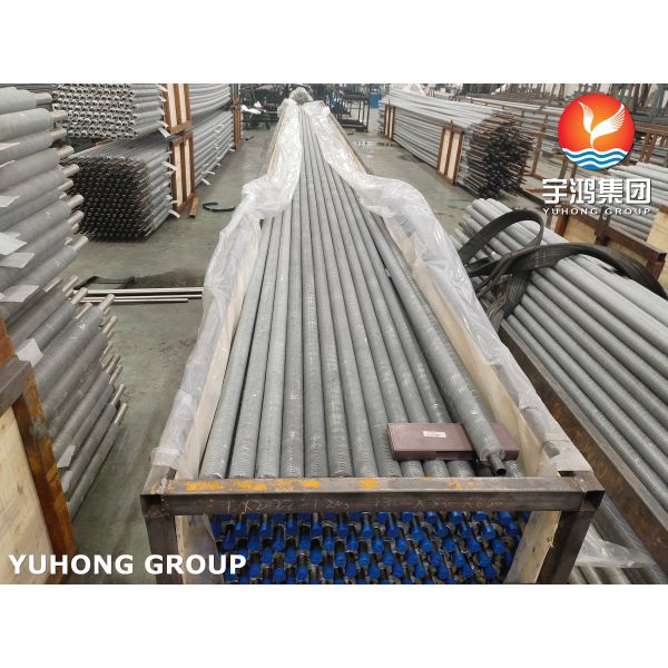 Extruded Fin Tube ASTM A179 Carbon Steel Tube ASTM B241 6063 Fins Annealed for Economizer