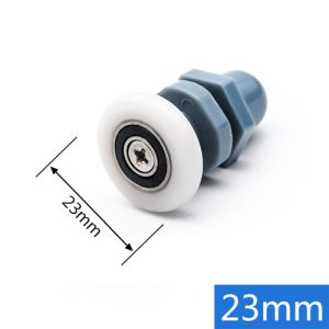 Small Single Sliding Shower Door Rollers , Height 3.7CM Shower Door Runner