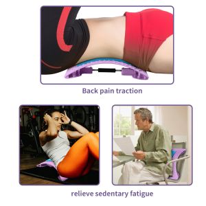 Back Stretcher Contiuously Variable Adjustable Back Massager for Lower Upper