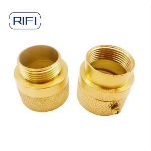 20mm 25mm Brass Male Adaptor With Screw C/W Locknut BS Standard Flexible Conduit