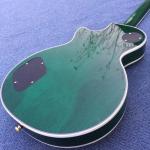 Chibson custom LP electric guitar, Green Flame Maple Top electric guitar with