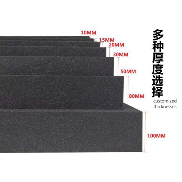 CR Fire Retardant Foam C-4500 Black Single Foam Type Neoprene Low Hardness