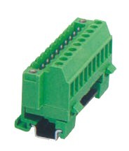 Din Rail Pluggable Terminal Block socket with 5.08mm Pin Spacing socket arrage