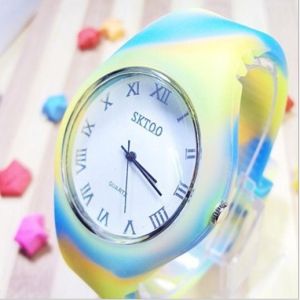 Silicone watch, silicone material, fashion design, japanese movement, 3atm water