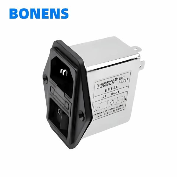 Quality Dbi6 Emc Emi Noise Filter With Fuse And Switch 220v Low Pass Filter Widely Used Nois Filter 1a 3a 6a 10a for sale