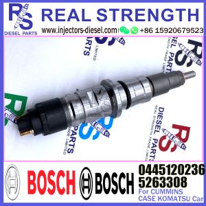 5263308 0445120236 Common Rail Fuel Injector CUMMINS Qsl9 Spare Parts For